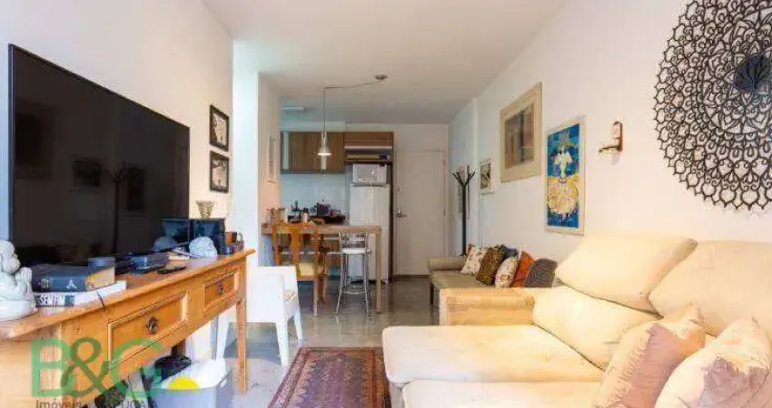 Apartamento com 1 dormitório à venda, 44 m² por r$ 850.000 - pinheiros - são paulo/sp