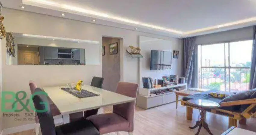 Apartamento com 3 dormitórios à venda, 71 m² por r$ 599.000 - vila monumento - são paulo/sp