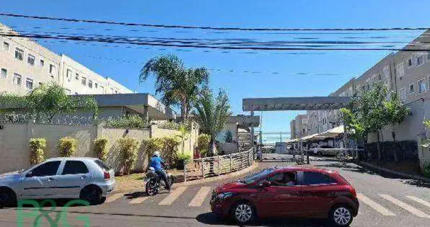 Apartamento com 2 dormitórios à venda, 43 m² por r$ 121.242 - jardim heitor rigon - ribeirão preto/sp