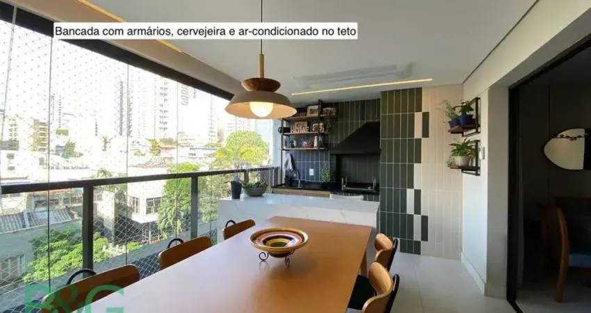 Apartamento com 4 dormitórios à venda, 158 m² por r$ 3.500.000 - aclimação - são paulo/sp
