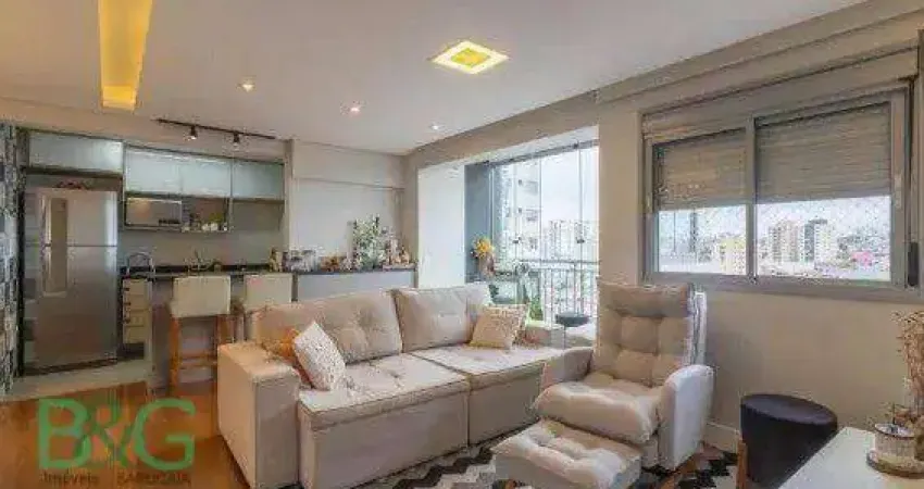 Apartamento com 2 dormitórios à venda, 64 m² por r$ 715.000 - vila mascote - são paulo/sp