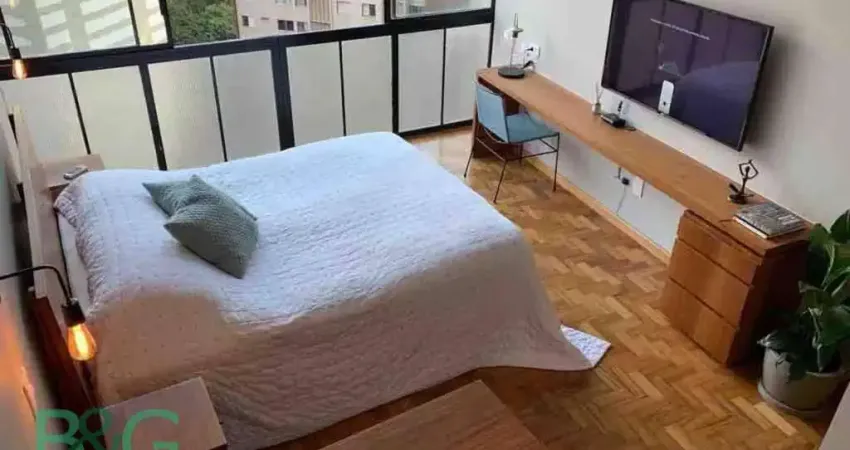 Studio com 1 dormitório para alugar, 28 m² por r$ 3.421,31/mês - centro histórico de são paulo - são paulo/sp