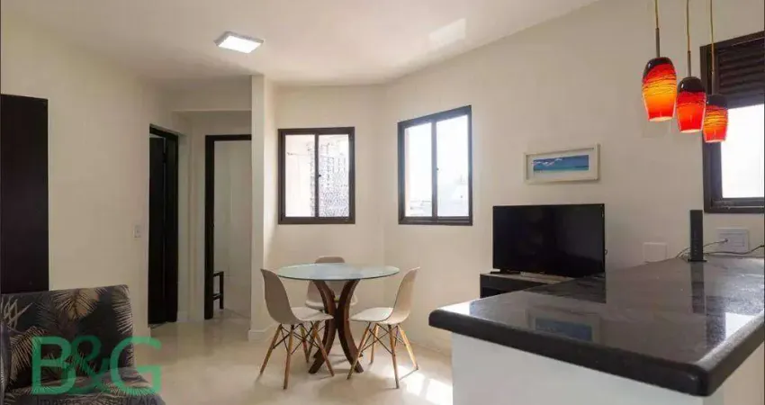 Apartamento com 1 dormitório à venda, 35 m² por r$ 350.000 - bela vista - são paulo/sp