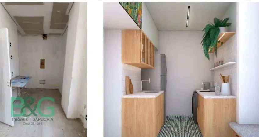 Studio com 1 dormitório à venda, 35 m² por r$ 644.800 - república - são paulo/sp