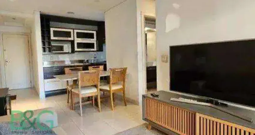 Apartamento com 1 dormitório à venda, 42 m² por r$ 598.950,00 - brooklin paulista - são paulo/sp