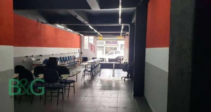 Salão para alugar, 100 m² por r$ 4.300/mês - vila constança - são paulo/sp