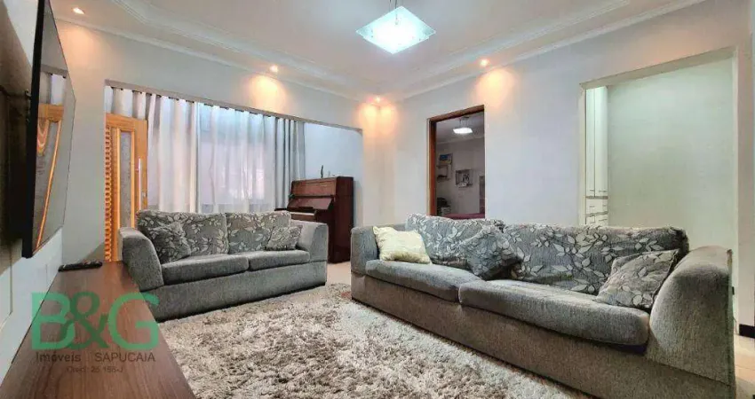 Sobrado com 3 dormitórios à venda, 195 m² por r$ 815.000 - jardim santo alberto - santo andré/sp