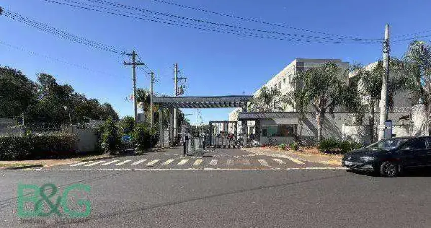 Apartamento com 2 dormitórios à venda, 43 m² por r$ 86.400 - valentina figueiredo - ribeirão preto/sp