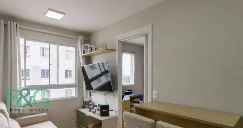 Apartamento com 2 dormitórios à venda, 36 m² por r$ 324.000 - vila das bandeiras - guarulhos/sp