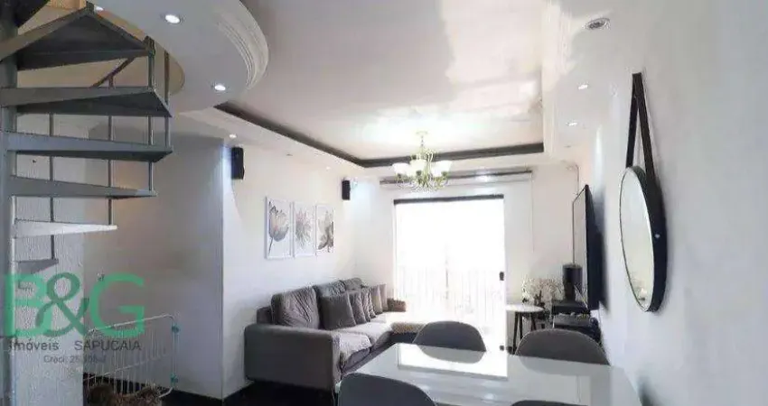 Apartamento duplex com 3 dormitórios à venda, 157 m² por r$ 684.500 - parque novo mundo - são paulo/sp