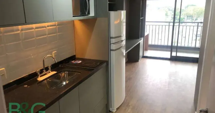 Studio com 1 dormitório, 26 m² - venda por r$ 395.000 ou aluguel por r$ 3.905/mês - santo amaro - são paulo/sp