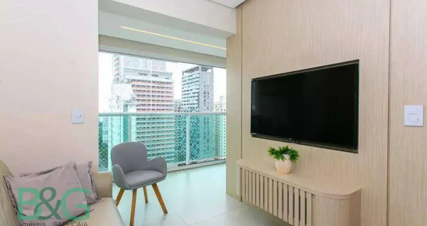 Apartamento com 1 dormitório à venda, 45 m² por r$ 589.000 - vila gomes cardim - são paulo/sp
