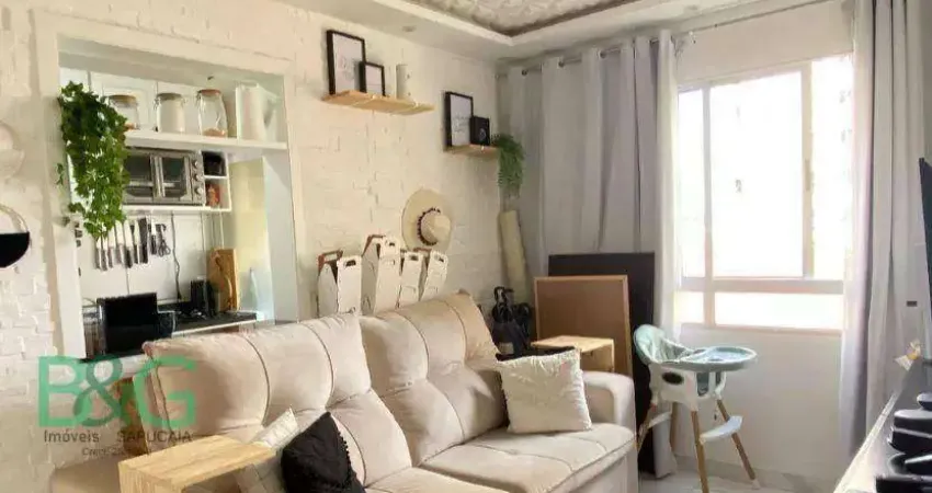 Apartamento com 2 dormitórios à venda, 45 m² por r$ 314. - ponte grande - guarulhos/sp