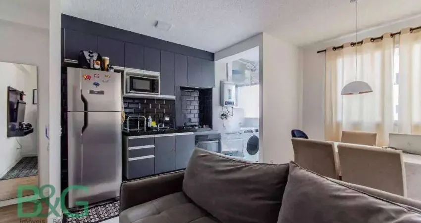 Apartamento com 2 dormitórios à venda, 45 m² por r$ 388.000 - cambuci - são paulo/sp