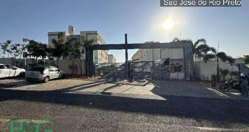 Apartamento com 2 dormitórios à venda, 43 m² por r$ 135.380 - jardim itapema - são josé do rio preto/sp