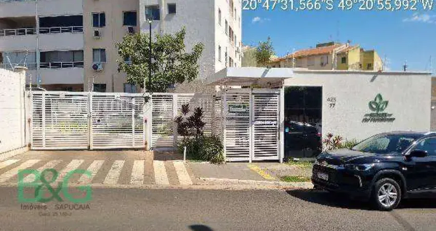Apartamento com 2 dormitórios à venda, 46 m² por r$ 200.102 - conjunto habitacional são deocleciano - são josé do rio preto/sp