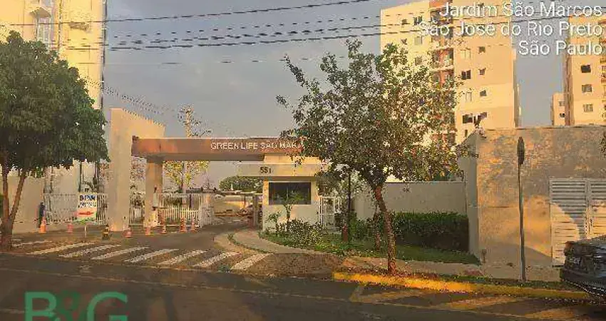 Apartamento com 2 dormitórios à venda, 51 m² por r$ 292.696 - jardim são marcos - são josé do rio preto/sp