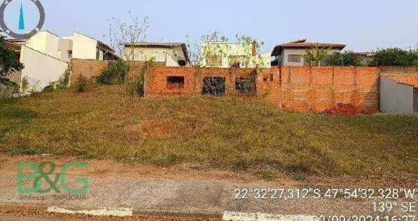 Terreno à venda, 275 m² por r$ 119.076 - jardim itália - são pedro/sp