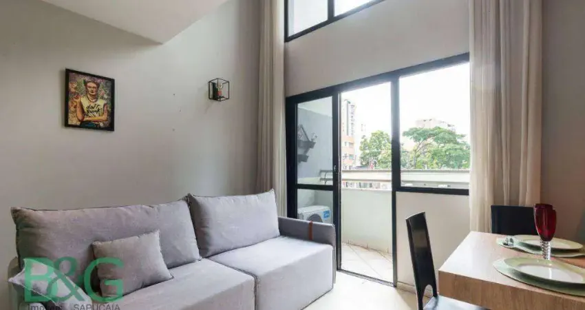 Apartamento duplex com 1 dormitório à venda, 48 m² por r$ 698.000 - pinheiros - são paulo/sp