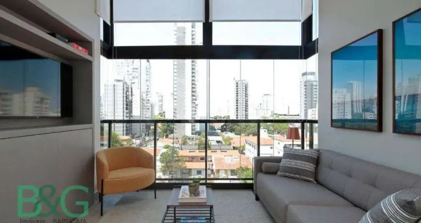 Apartamento duplex com 1 dormitório à venda, 70 m² por r$ 1.450.000 - vila olímpia - são paulo/sp