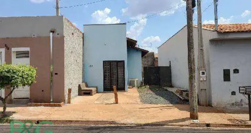 Casa com 1 dormitório à venda, 39 m² por r$ 132.913 - jardim ouro preto - sertãozinho/sp