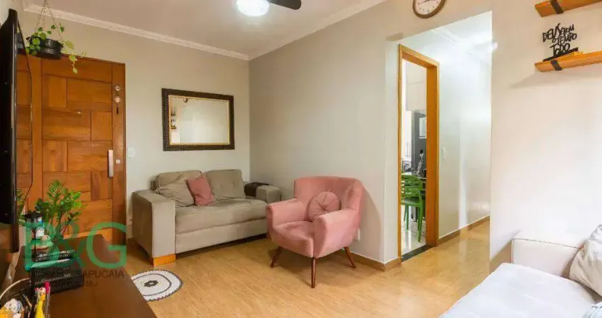 Apartamento com 2 dormitórios à venda, 49 m² por r$ 370.000 - jardim marajoara - são paulo/sp