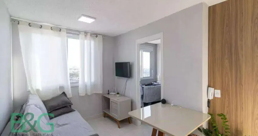 Apartamento com 2 dormitórios à venda, 35 m² por r$ 329.000 - jardim américa da penha - são paulo/sp