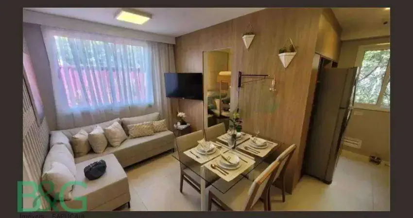 Apartamento com 2 dormitórios à venda, 34 m² por r$ 311.800 - jardim américa da penha - são paulo/sp