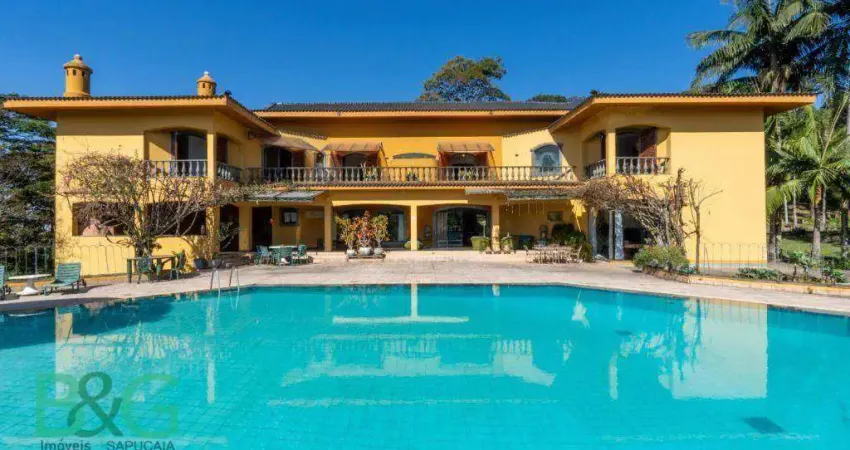 Casa com 6 dormitórios, 1224 m² - venda por r$ 7.595.000,00 ou aluguel por r$ 51.000,00/mês - condomínio iolanda - taboão da serra/sp