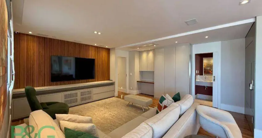 Apartamento com 3 dormitórios à venda, 154 m² por r$ 2.850.000 - jardim caravelas - são paulo/sp