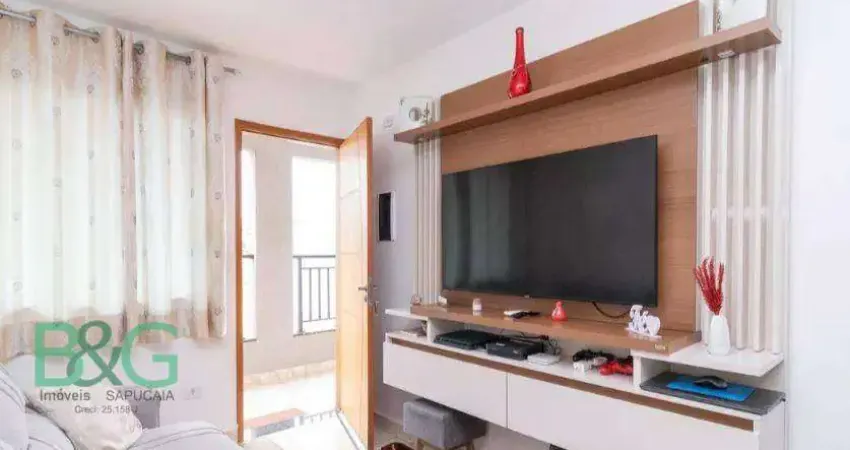 Apartamento com 2 dormitórios à venda, 50 m² por r$ 299. - vila santa teresa zona leste - são paulo/sp