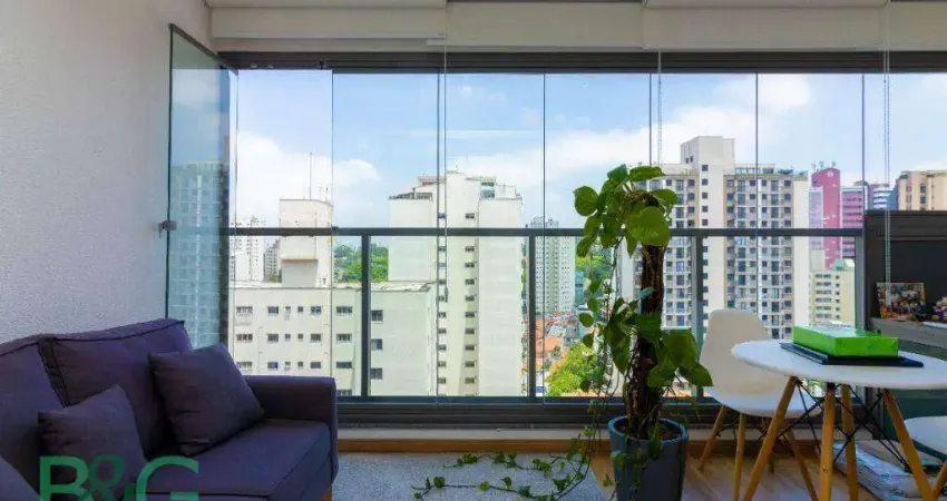 Studio com 1 dormitório à venda, 37 m² por r$ 460.000 - vila monte alegre - são paulo/sp