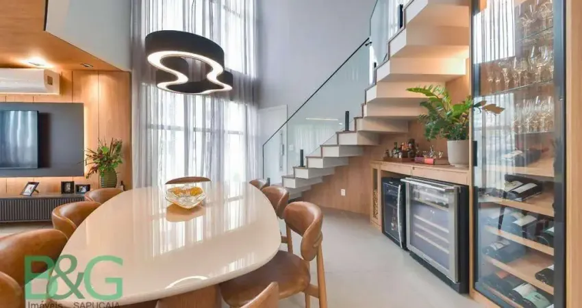 Apartamento duplex com 3 dormitórios à venda, 150 m² por r$ 2.690.000 - campo belo - são paulo/sp