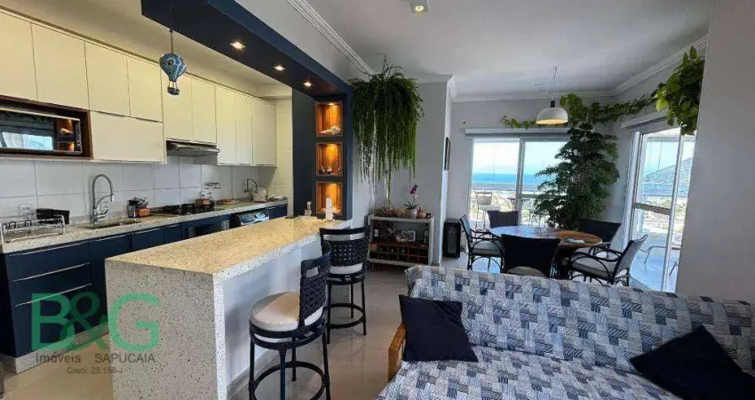 Cobertura com 3 dormitórios à venda, 163 m² por r$ 2.250.000,00 - centro - bertioga/sp