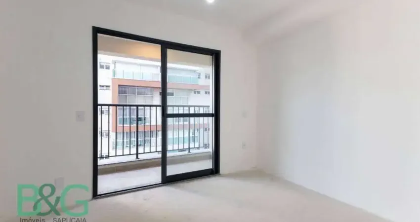 Apartamento com 1 dormitório à venda, 30 m² por r$ 340.000 - brooklin - são paulo/sp
