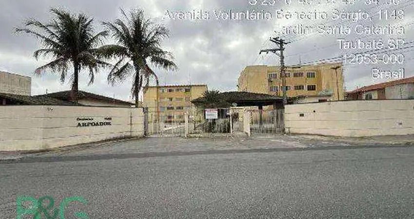 Apartamento com 2 dormitórios à venda, 58 m² por r$ 132.135 - chácara do visconde - taubaté/sp