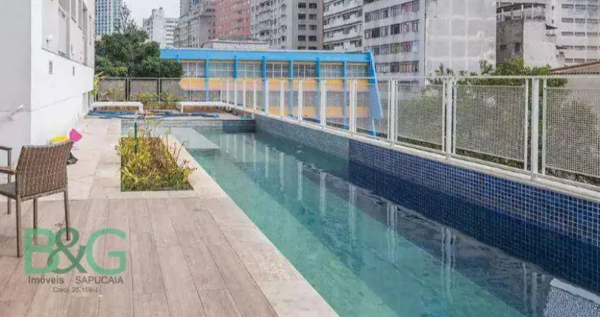 Apartamento com 2 dormitórios à venda, 45 m² por r$ 349. - liberdade - são paulo/sp