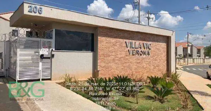 Apartamento com 2 dormitórios à venda, 51 m² por r$ 130.443 - villa bella de votorantim - votorantim/sp