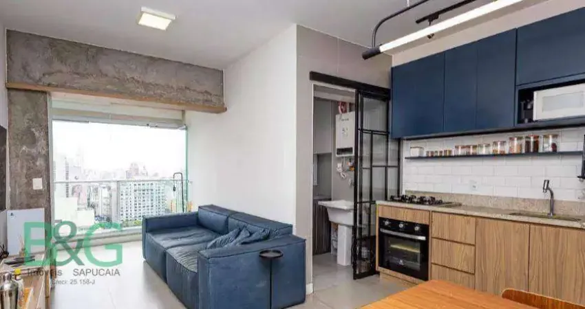 Apartamento com 1 dormitório à venda, 47 m² por r$ 698. - bela vista - são paulo/sp