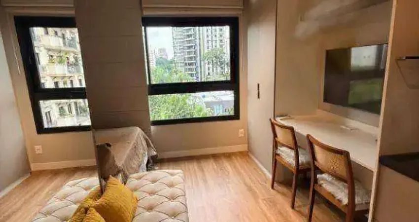 Studio com 1 dormitório, 21 m² - venda por r$ 570.000 ou aluguel por r$ 4.005/mês - moema - são paulo/sp