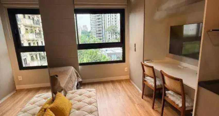 Studio com 1 dormitório, 21 m² - venda por r$ 570.000 ou aluguel por r$ 4.005/mês - moema - são paulo/sp