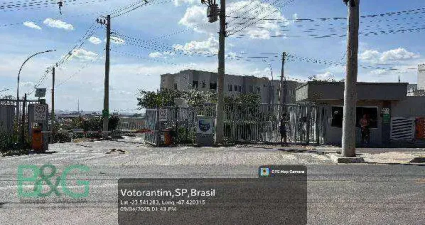 Apartamento com 2 dormitórios à venda, 41 m² por r$ 146.665 - jardim araújo - votorantim/sp