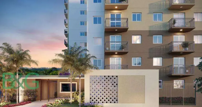 Apartamento com 2 dormitórios à venda, 36 m² por r$ 272.250 - jardim modelo - são paulo/sp