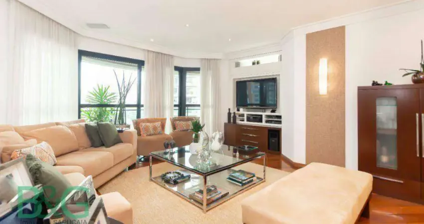 Apartamento com 4 dormitórios à venda, 160 m² por r$ 2.250.000,00 - campo belo - são paulo/sp