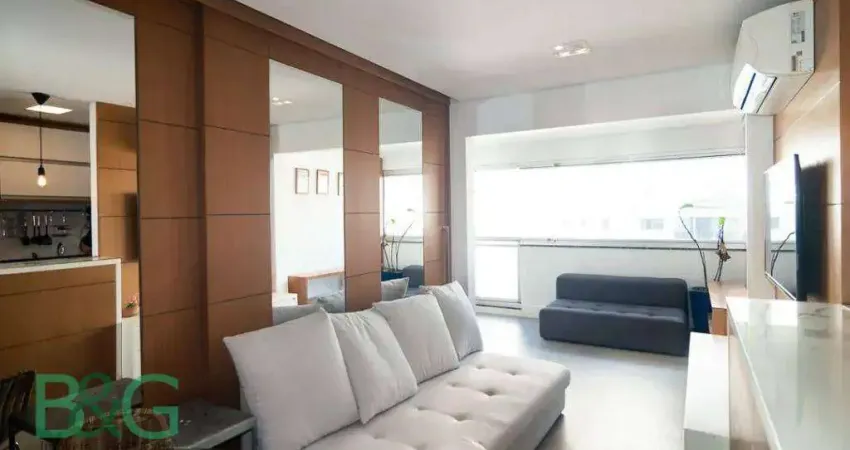 Apartamento com 1 dormitório à venda, 49 m² por r$ 850.000 - campo belo - são paulo/sp