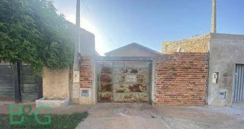 Casa com 2 dormitórios à venda, 49 m² por r$ 118.125 - chácaras sossego - araçatuba/sp