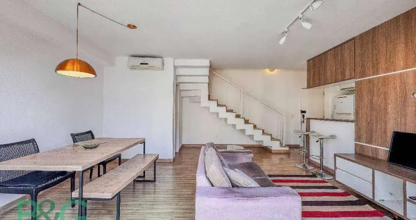 Apartamento duplex com 1 dormitório à venda, 79 m² por r$ 1.271.000 - vila gertrudes - são paulo/sp