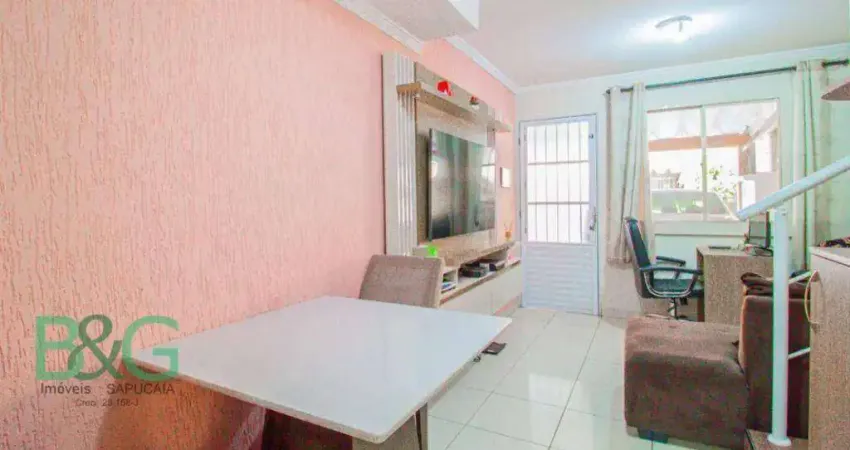 Casa com 2 dormitórios à venda, 74 m² por r$ 360.000 - loteamento city jaragua - são paulo/sp