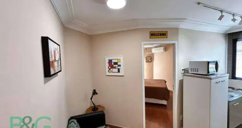 Apartamento com 1 dormitório para alugar, 31 m² por r$ 4.502/mês - vila nova conceição - são paulo/sp