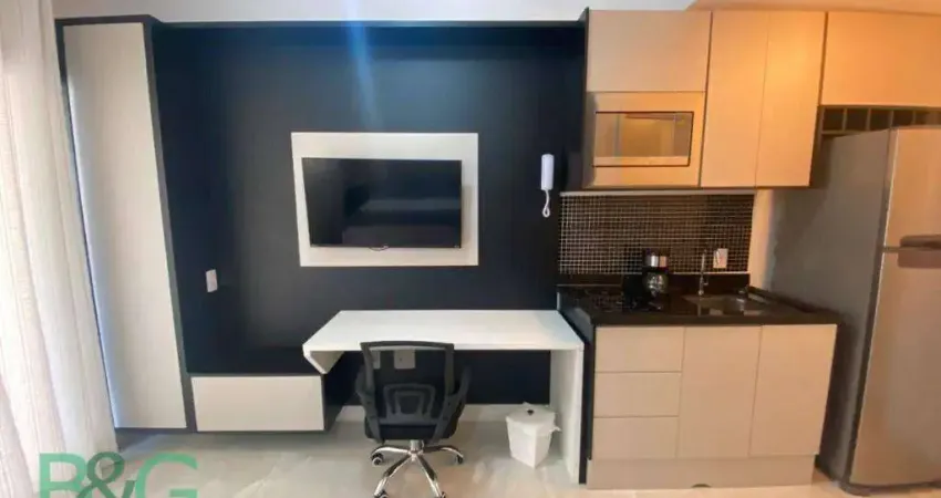 Apartamento com 1 dormitório, 24 m² - venda por r$ 490.000 ou aluguel por r$ 3.402/mês - consolação - são paulo/sp